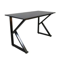 Bàn Gaming Chữ K 1m4 | Thép, Mặt bàn P1PB, Khung đen / Mặt đen - Bezon Buôn Ma Thuột