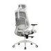 Ghế công thái học HYPERWORK Airy | Trắng, 120kg, Chân xoay, Lưng lưới - 2