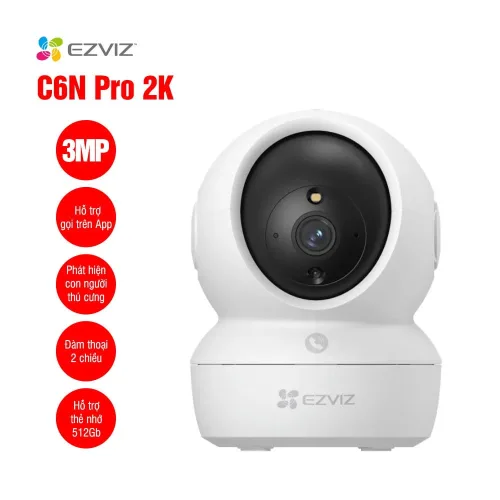 Camera Wifi thông minh EZVIZ C6N Pro 2K 3MP (Trong nhà)