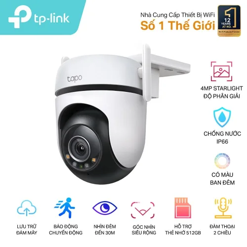 Camera Wifi TP-Link Tapo C520WS 2K [Quay Quét Ngoài Trời]