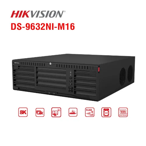 Đầu ghi IP 32 kênh HIKVISION DS-9632NI-M16