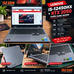 Laptop Gaming Lenovo LOQ 15IAX9 (Core i5-12450HX | RAM 12GB DDR5 | SSD 512GB | RTX 2050 4GB | 15.6
