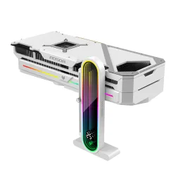 Giá đỡ VGA Coolmoon GH-3 ARGB - White - Bezon Buôn Ma Thuột