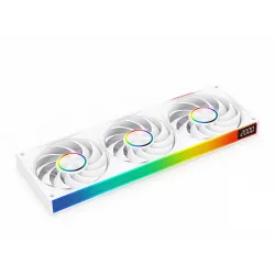 Quạt tản nhiệt PC Leopard Starlink | Kit 3 fan 360mm, ARGB, Gió thuận, Trắng - Bezon Buôn Ma Thuột