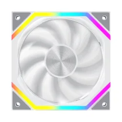 Quạt tản nhiệt PC Leopard Galaxy | Fan lẻ 120mm, ARGB, Trắng - Bezon Buôn Ma Thuột