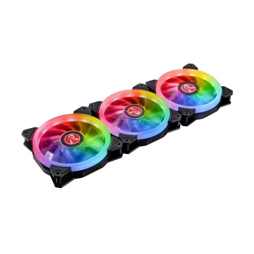 Quạt tản nhiệt PC Raijintek Iris ADD-3 | Kit 3 fan 121mm, RGB