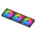 Quạt tản nhiệt PC Xigmatek Starlink Ultra | Kit 3 fan 120mm, ARGB, Đen - 1