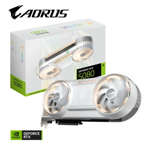 Card màn hình Gigabyte AORUS GeForce RTX 5080 INFINITY WOOD 16G | 16GB GDDR7, 10752 CUDA, 256-bit