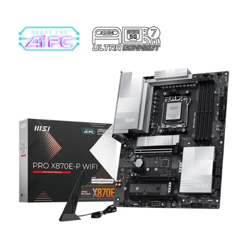 Mainboard (AMD) MSI PRO X870E-P WF | AMD X870E, AM5, ATX, 4 khe DDR5, Wi-Fi 7