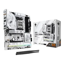 Mainboard ASRock X870 Steel Legend Wifi DDR5 | AM5, ATX, 4 khe RAM - Bezon Buôn Ma Thuột