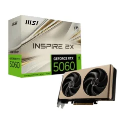Card màn hình NVIDIA GeForce RTX 5060 MSI INSPIRE 2X OC | 8GB GDDR7, 3840 CUDA, 550W - Bezon Buôn Ma Thuột