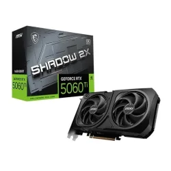 Card màn hình MSI GeForce RTX 5060 Ti 16G SHADOW 2X OC PLUS | 16GB GDDR7, 4608 CUDA Cores, PCIe 5.0 - Bezon Buôn Ma Thuột