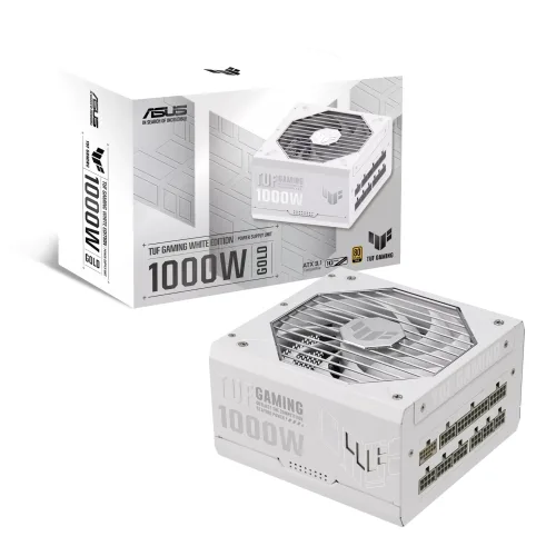 Nguồn máy tính ASUS TUF Gaming White 1000W 80 Plus Gold | Full Modular, ATX