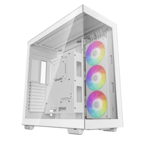 Thùng máy Case DarkFlash DB330M M-ATX | Mặt lưới, đen