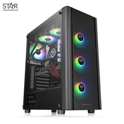 Thùng máy Case Thermalright TL-M10 Vision LCD - Đen