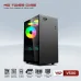 Thùng máy Vitra Cruise AX3 - Đen | Micro ATX, kèm sẵn 4 fan RGB - 2