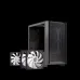 Thùng máy EINAREX PM150 RGB M-ATX | Kèm 3 Fan ARGB, Kính cường lực, Đen - 4