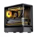 Thùng máy Jonsbo D200 Micro-ATX | Đen, Kính Cong - 1