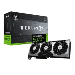 Card màn hình NVIDIA GeForce RTX 5070 Ti MSI Ventus 3X OC | 16GB GDDR7, 8960 CUDA, 750W - Bezon Buôn Ma Thuột