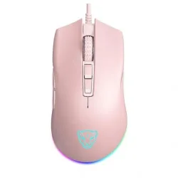 Chuột gaming Motospeed V70 RGB | 12000 DPI, 135g, RGB, Hồng - Bezon Buôn Ma Thuột