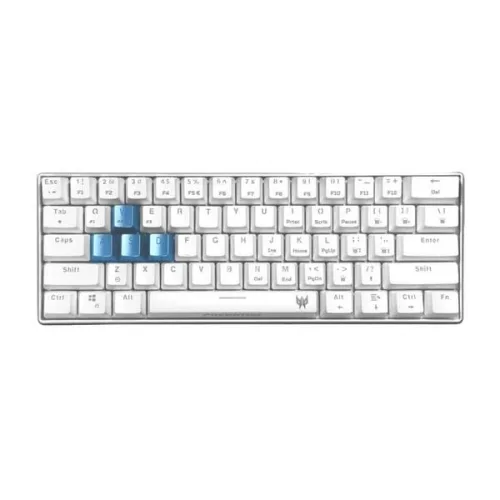Bàn phím cơ Acer Predator Aethon 330 PKR200 White | 60%, 61 phím, Kailh Blue, RGB, USB/Bluetooth