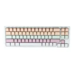 Bàn phím cơ XinMeng M71RGB White Pink | 71 phím, 3 Mode, vỏ nhôm, RGB, Hot-swap - Bezon Buôn Ma Thuột