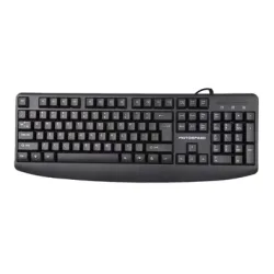 Bàn phím văn phòng Motospeed K103 | Membrane, 104 phím, USB, màu đen - Bezon Buôn Ma Thuột