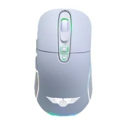 Chuột gaming Newmen WGX6 White | USB-C/2.4GHz, PMW3325, 12000 DPI, 110g, RGB - Bezon Buôn Ma Thuột