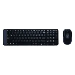 Combo bàn phím chuột không dây Logitech MK220 | 2.4GHz, màu đen - Bezon Buôn Ma Thuột