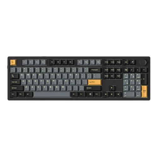 Bàn phím cơ gaming Dareu EK106 Pro | 3 Mode, Fullsize, Linear Switch, RGB, Black/Golden, Hot swap