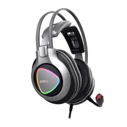 Tai nghe Gaming Zidli ZH-A10 | Có dây, Over-ear, RGB, Xám - Đen - Bezon Buôn Ma Thuột