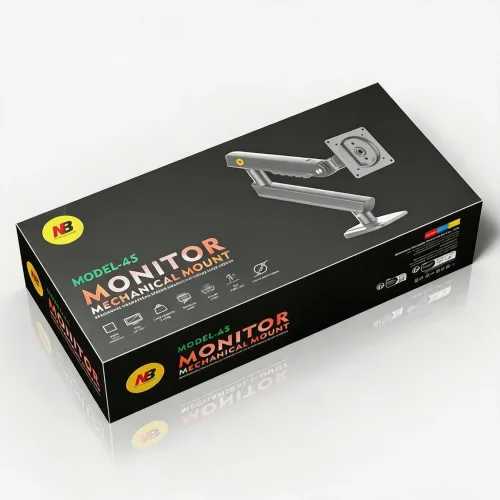 Giá treo màn hình North Bayou A5-XS Gaming Version 2026 | Chân đơn, 17-32 inch, Bạc