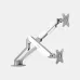 Giá treo màn hình đôi Human Motion T6 Pro Dual 2025 - Trắng | 17 - 32 inch - 5