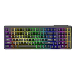 Bàn phím giả cơ gaming Vitra KL86 | Có dây, Full size, Multi LED Rainbow, Black - Bezon Buôn Ma Thuột