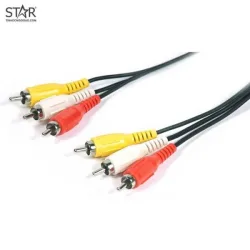 Cáp Loa 3 ra 3 đầu đực 1.5m - Bezon Buôn Ma Thuột