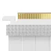 Cáp Riser TRYX Dành Cho Vga Pcie 5.0 String 300mm (F-ATX) - Trắng - 2