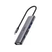 Bộ chuyển đổi đa cổng USB-C RAPOO (XD71) | USB-C to HDMI 4K 60Hz, 2 x USB-A 3.0, RJ45, SD/TF Card, PD - 4