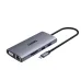 Bộ chuyển đổi đa cổng USB-C RAPOO (XD101) | USB-C to HDMI 4K 30Hz, USB-C, 3 x USB 3.0, VGA, Audio, RJ45, SD/TF Card - 5