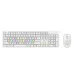 Combo phím chuột giả cơ gaming FD G9500P | Có dây, Fullsize, Membrane, RGB Rainbow, White - 2