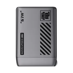 Củ sạc nhanh Movespeed CG106 67W | Super GaN, Đen - Bezon Buôn Ma Thuột