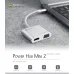 HUB mở rộng kết nối Micropack USB C to 4 Ports VGA Adapter | Silver (MDC-4V-SL) - 4