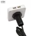 Nút Nguồn Lớn Waka – Vuông Cao Cấp (Vặn) (2 USB + Audio + Power + Led) - 1