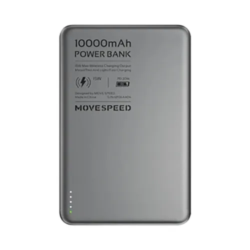 Sạc dự phòng từ tính Movespeed W10 | 10000mAh, 20W, Đen