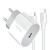 Bộ sạc nhanh Veggieg V-M101 PD20W + Cáp Type C 1.2M (Chuẩn EU) - 2