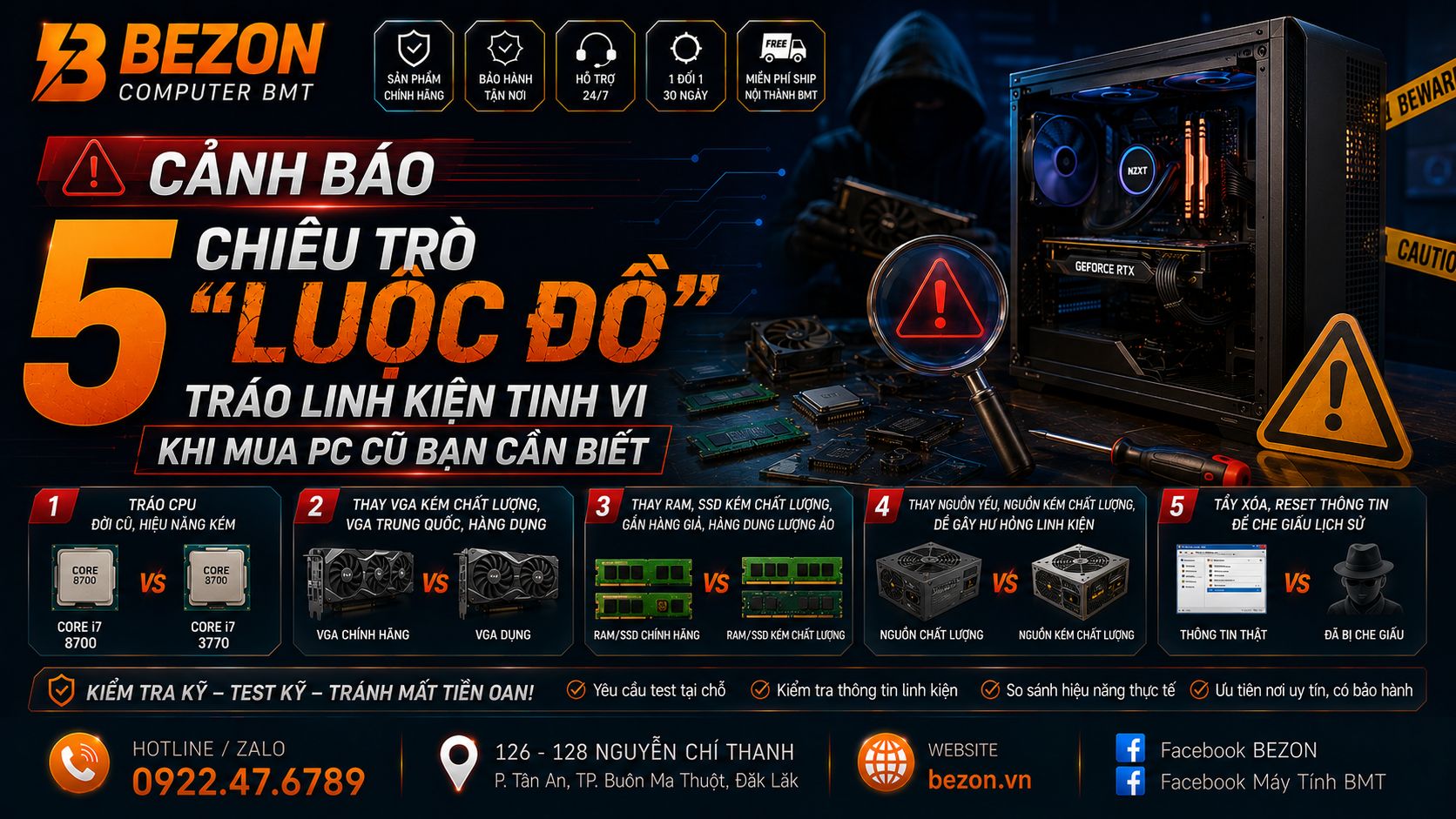Cảnh báo: 5 chiêu trò 