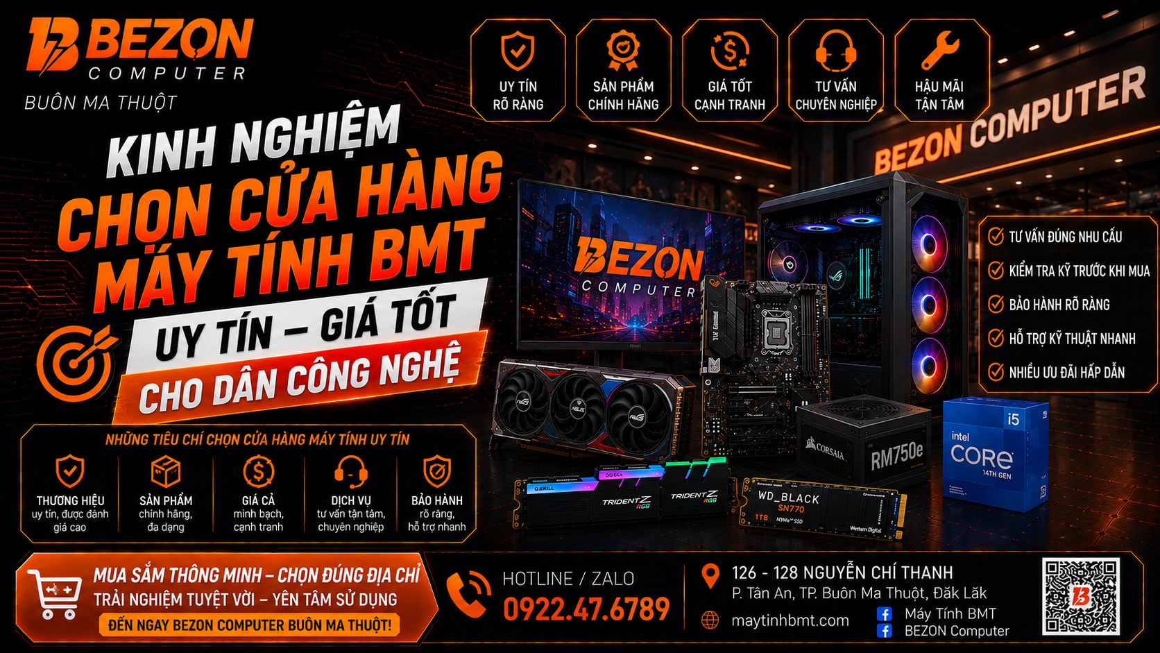 Kinh Nghiệm Chọn Cửa Hàng Máy Tính BMT Uy Tín, Giá Tốt Cho Dân Công Nghệ