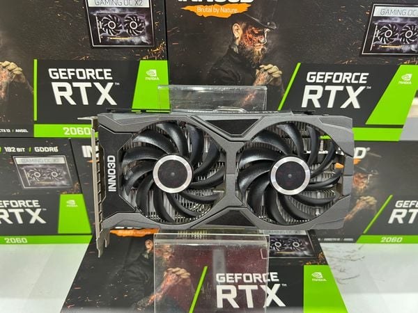 Card màn hình NVIDIA GeForce RTX 2060 INNO3D cũ | 6GB GDDR6, 1920 CUDA, nguồn đề nghị 550W