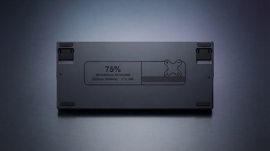 Bàn phím cơ Gaming Không Dây Dare-U Flex 75 Black Grey | Triple Mode, Gasket Mount, RGB, Pegasus Switch