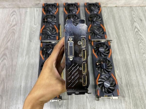 Card màn hình NVIDIA GeForce GTX 1080 GIGABYTE Gaming cũ | 8GB GDDR5X, 2560 CUDA, nguồn đề nghị 500W