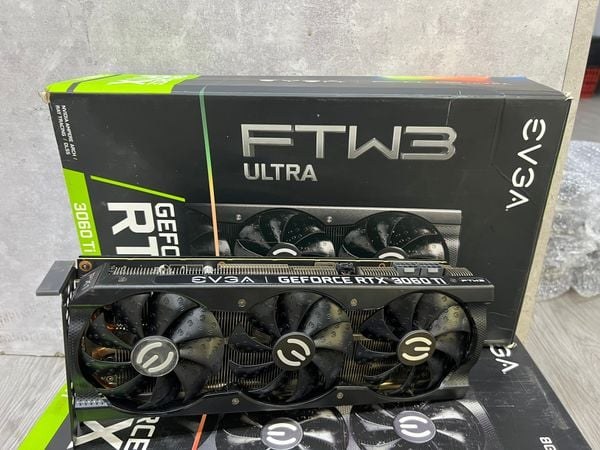 Card màn hình EVGA GeForce RTX 3060 Ti FTW3 ULTRA GAMING QSD | 8GB GDDR6, 256-bit, nguồn đề nghị 600W
